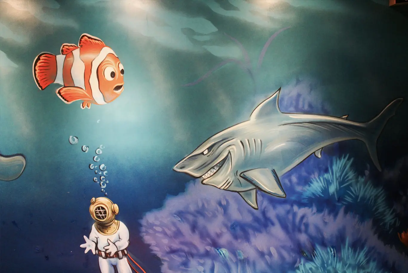 Party Deep Blue sea Room Clown Fish
