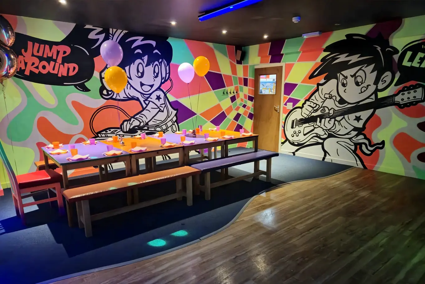 Party Disco Room Jump Around